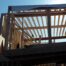 Frame of a house being built