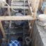 stairs being filled in